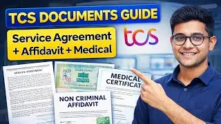 How to Prepare TCS Joining Documents? 📄 | Service Agreement, Affidavit, Medical Certificate #tcs 
