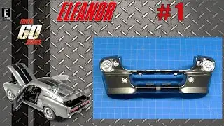 ⌚Construye el Mustang Shelby GT500 Eleanor | 60 segundos - #1 | Fascia y faros
