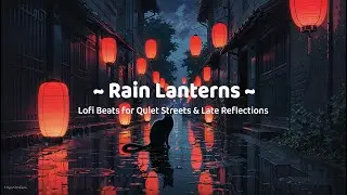 Soft Hour Lofi 🏮 | Rain Lanterns &bull; Lo-fi Between Alley Lights