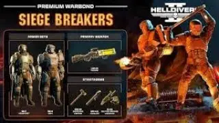 taking a break from re helldivers new warbond !!!