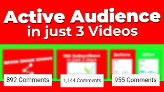 How to Get MORE ACTIVE SUBSCRIBERS on Youtube- in 3 Videos Only