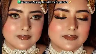 Sweat-Proof Summer party Makeup Look | Long-Lasting party Makeup kaise kre ? subscriber k request pe