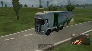 ETS 2 Idiot on the road killed engine - Delivery with Engine Malfunction