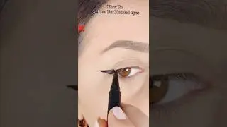 unrecognizable eyeliner hacks🖤👀 #shorts #makeup #makeuptutorial #makeuptrasformation #glambygem