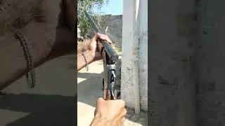 single barrel shotgun fire💥 test#youtubeshorts #viralshort #200ksubscribers