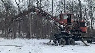 Lot 185: Hood 24000 Self Propelled Knuckleboom