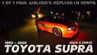 THE BIN | 1993 1 OF 1 TOYOTA SUPRA MK4 LEAVING A CAR MEET KENYA