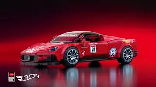 Mattel Brick Shop Hot Wheels | Speed Series Maserati MC20 | AD