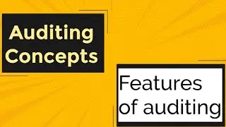 Features of Auditing | Auditing Concepts