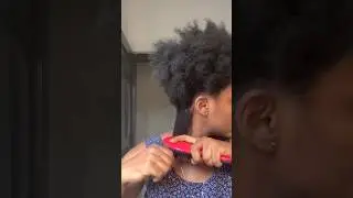 Natural hair is not as difficulty as you think /detangling short natural hair #naturalhair #bigchop