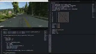 Self driving car in Beam NG | Machine learning | Python