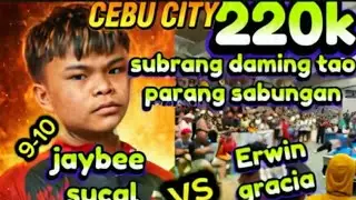 220k Cebu city Philippines 🎱 jaybee sucal 9-10 vs Erwin gracia 🎱