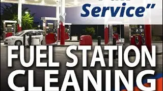 So satisfying watching HurriClean Pressure Wash a Gas Station that has never been cleaned before