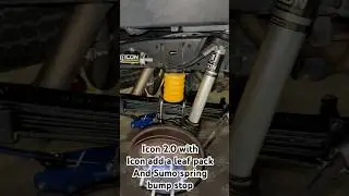 Installed icon2.0 with a 1.5in addaleaf pack and sumospringsbump stop #iconvehicledynamics #tacoma