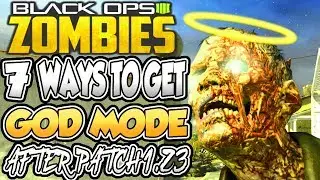 *7* WAYS TO GET *GODMODE* (After Patch 1.23) - BO4 ZOMBIE GLITCHES