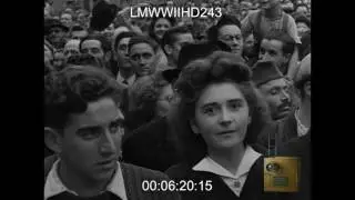 FALL OF PARIS, AUG 25; FRENCH 2ND ARMORED DIVISION; FRENCH M-4 TANKS AND MORTAR NEAR V - LMWWIIHD243