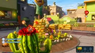 Plant Vs zombies garden warfare 2 Defend Cactus di makan1n Zombies #shortvideo #fyp