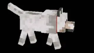 Minecraft Dog Spinning to Subwoofer Lullaby's First Half for 3 Hours and 3 seconds