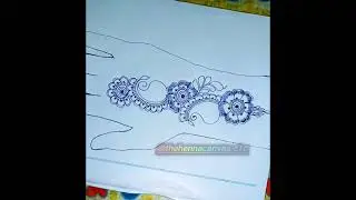Mehndi design easy and simple | stylish arabic mehndi tutorials| @TheHennaCanvas-c1c #mehndi #henna 
