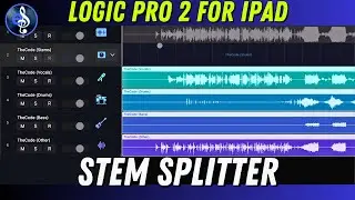 How to Split Stems in Logic Pro 2 on iPad | EUAN SMITH MUSIC