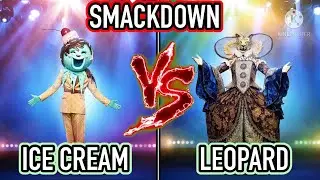 Smackdown: Ice Cream VS Leopard | Masked Singer Season 2 Battles Episode 1