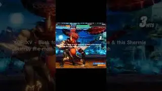 KOF XV - Consecutive cross-up combos & this Shermie destroy the rival Terry with a super finish #fgc