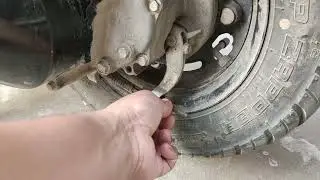 How to tight the rear breaks of a scooty or non gear two wheeler simply by hands