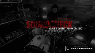 NOBLE & COOLEY 14x4.75 Alloy Classic Snare Drum & SONOR AQ1 Soundcheck by Bryan Macaranas