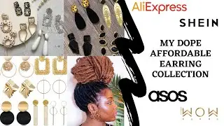 MY DOPE EARRING COLLECTION |JEWELRY HAUL| AliExpress, Shein, Asos, Wowkanda... | Journey with Izy