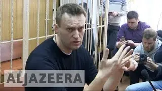 Russian opposition leader Alexei Navalny fined and jailed