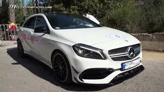 Nadim Mehanna on board the 2018 Mercedes-AMG A 45 نديم مهنا يفتتح السباق الأول لتسلق الهضبة في لبنان