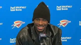 Shai Gilgeous Alexander PostGame Interview | Oklahoma City Thunder vs New Orleans Pelicans