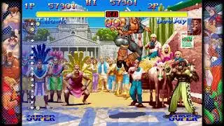 SFII hyper fighting all super moves