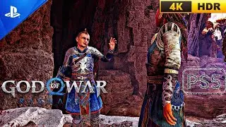 God Of War Ragnarok | Atreus race with Angrboda