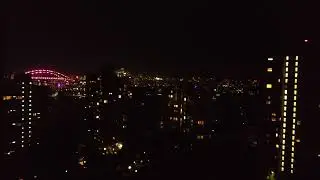 Sydney new years 2025 time-lapse 