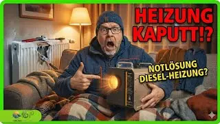 Heizungsausfall ❄️➔🔥 Dieselheizung H&auml;rtetest: 35m&sup2; / 90 m&sup2; mit BougeRV 5KW Dieselheizung