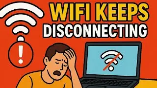 PC WiFi Disconnect Problem FIX 🔥|WiFi Keeps Disconnecting Solution | wifi bar bar disconnect problem