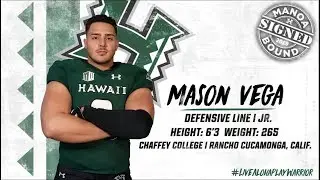 2019 Hawaii Football Early Signing Period: Mason Vega