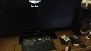Atari Light Sixer restaurado funcionando com o cartucho do meu grande amigo Wilson Dablio