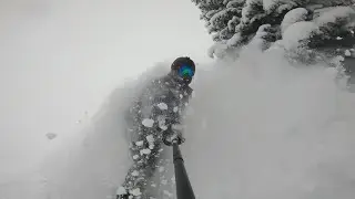POW DAY: BEST SNOW in IDAHO - POMERELLE 2024! | Powder, Park, and Trees | February 10, 2024