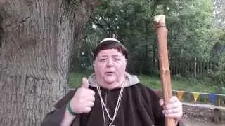 Friar Tuck at Robin Hood Festival 2015