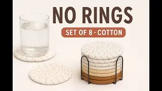 Mckanti Cotton Drink Coasters (Set of 8) Review &mdash; Absorbent, Minimalist, Table-Safe