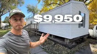 Moving & Skirting a 10k Mobile Home | Mobile Home Investing