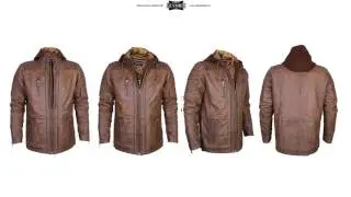 Aanbieding leren biker jas heren Amsterdam Gratis Verzending URBANLEATHER Leren Jassen Heren
