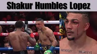 Shakur Stevenson Masterclass! Humbles Teofimo Lopez!