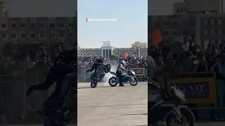 Crazy Bike Event at VIT-Bhopal #bikevent #vitbhopal #vitb #farazstuntrider #advitya  #advitya2025