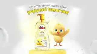Dalin bebek şampuanı şimdi yepyeni şişesinde!