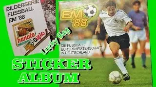 STICKER ALBUM EM &acute;88 SOCCER 1988 duplo HANUTA Fussball-Europameisterschaft Deutschland GERMANY 88 :)