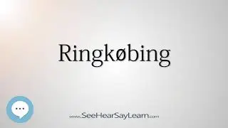 Ringk&oslash;bing (How to Pronounce Cities of the World)💬⭐🌍✅