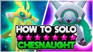 How to Easy Solo 7 Star CHESNAUGHT Tera Raid in Pok&eacute;mon Scarlet and Violet